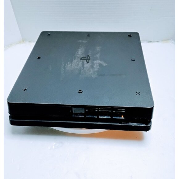 Sony PS4 Slim 1TB Console Bundle W/ Black & Red DualShock 4 Controllers & Power - Picture 11 of 11